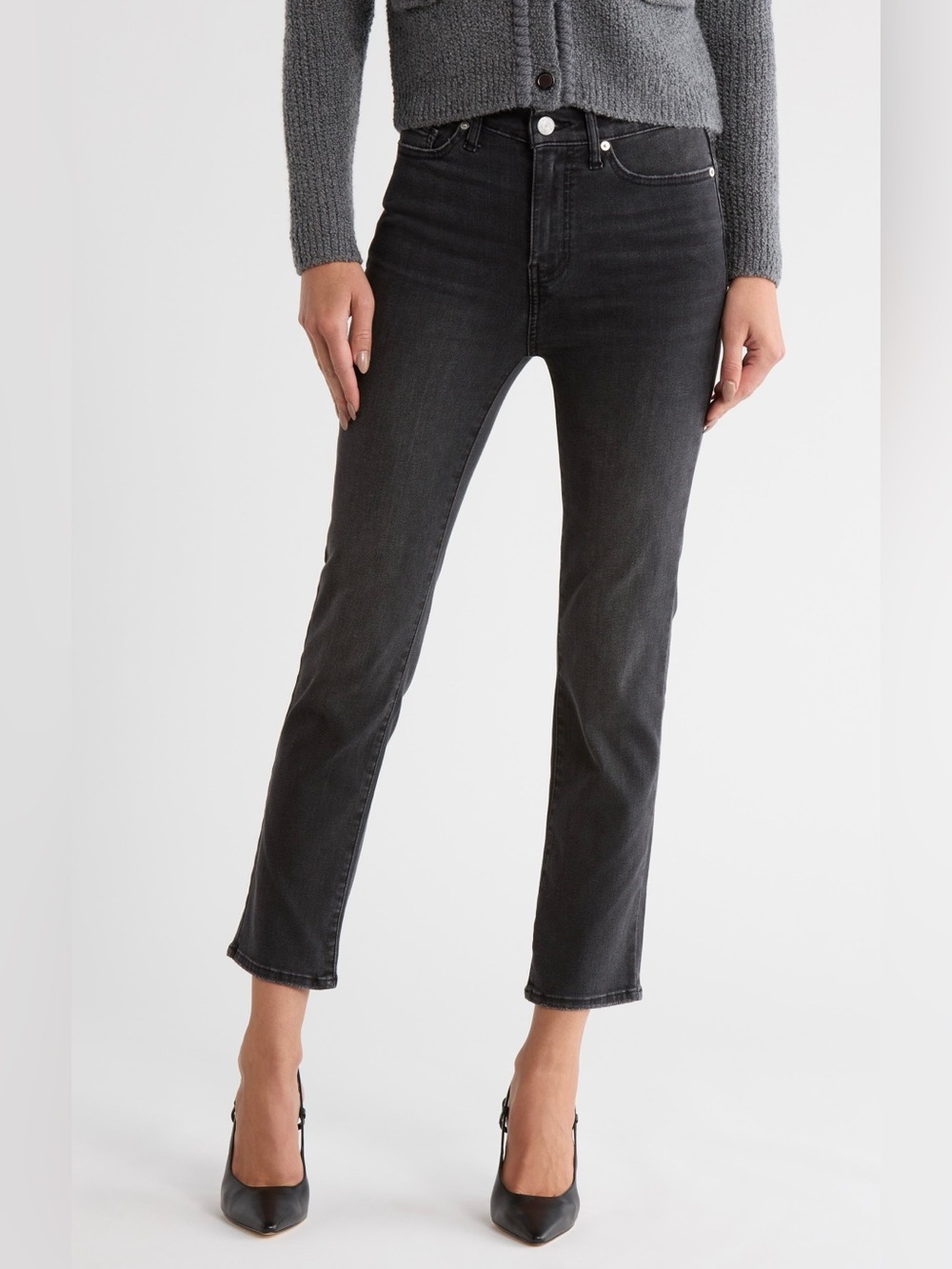 FRAME Denim Le High Straight Tierra Gray Size 29